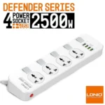 LDNIO POWER SOCKET 2500W DEFENDER SERIES Z8