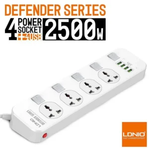 LDNIO POWER SOCKET 2500W DEFENDER SERIES Z8