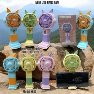 MINI FAN HAND HELD MIX COLOR HK59