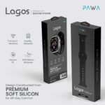 PAWA LAGOS ULTRA BLACK WATCH STRAP 45 & 49MM PW-WLLS49IW-ULBK