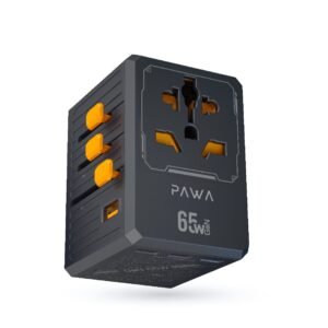 PAWA UNIVERSAL GAN 65W TRAVEL ADAPTER PW-TCUTA65W-BK