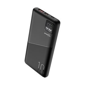 PORODO 10000MAH QUICK CHARGE POWER BANK BLACK PB-PBFCH053-BK