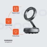PORODO DUO MOUNT MAGSAFE & SUCTION PD-HSM01-GY