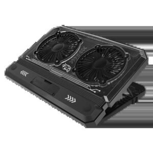 PORODO GAMING CRYSTAL SHELL LAPTOP COOLING PAD PDX121-BK