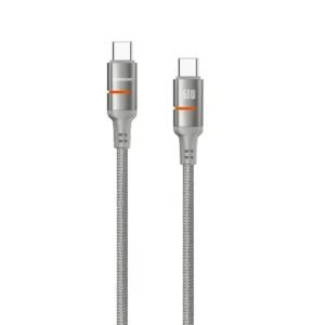 PORODO USB C TO USB C LED LIGHT CABLE OD 60W 1.2M PD-CBL0028-GD-C