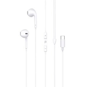 POWERO+ WAVE PULSE WIRED EARPHONE WHITE PR-WPSTEPTC