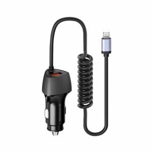 RIVERSONG SAFARI C3 FAST CHARGER WITH BUILT IN LIGHTNING CABLE CC38-L