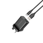RIVERSONG SAFEKUB D2 DUALPORT WALL CHARGER & TYPE C CABLE KIT BLACK