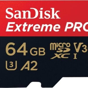 SANDISK EXTREME PRO MICROSDXC UHS-I CARD WITH ADAPTER SDSQXCD-064G-GN6MA
