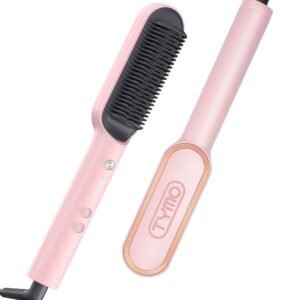 TYMO RING HAIR STRAIGHTENING COMB PINK HC100R