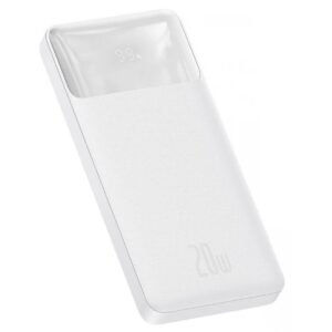 BASEUS BIPOW DIGITAL DISPLAY FAST CHARGE POWERBANK 10000MAH 20W WHITE PPBD050502