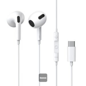 BASEUS ENOCK C17 TYPE C LATERAL IN EAR WIRED HEADPHONE NGCR010002