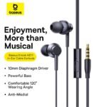 BASEUS ENOCK HZ11 WIRED EARPHONE 3.5MM CLUSTER BLACK A00164200113-Z1