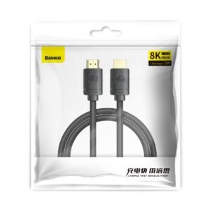 BASEUS HIGH DEFINATION SERIES HDMI 8K TO HDMI 8K ADAPTER CABLE 1M CAKGQ-J01