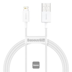 BASEUS USB TO IP 2M FAST CHARGING CABLE WHITE P103557000221-B2