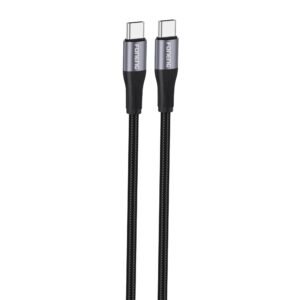 FONENG FAST CHARGING CABLE 60W TYPE C TO TYPE C 1M BLACK X112