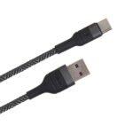 FONENG FAST DATA CABLE USB TO TYPE C 2M NYLON BRAID BLACK X51