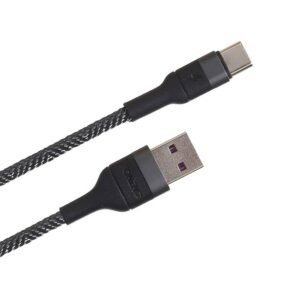 FONENG FAST DATA CABLE USB TO TYPE C 2M NYLON BRAID BLACK X51