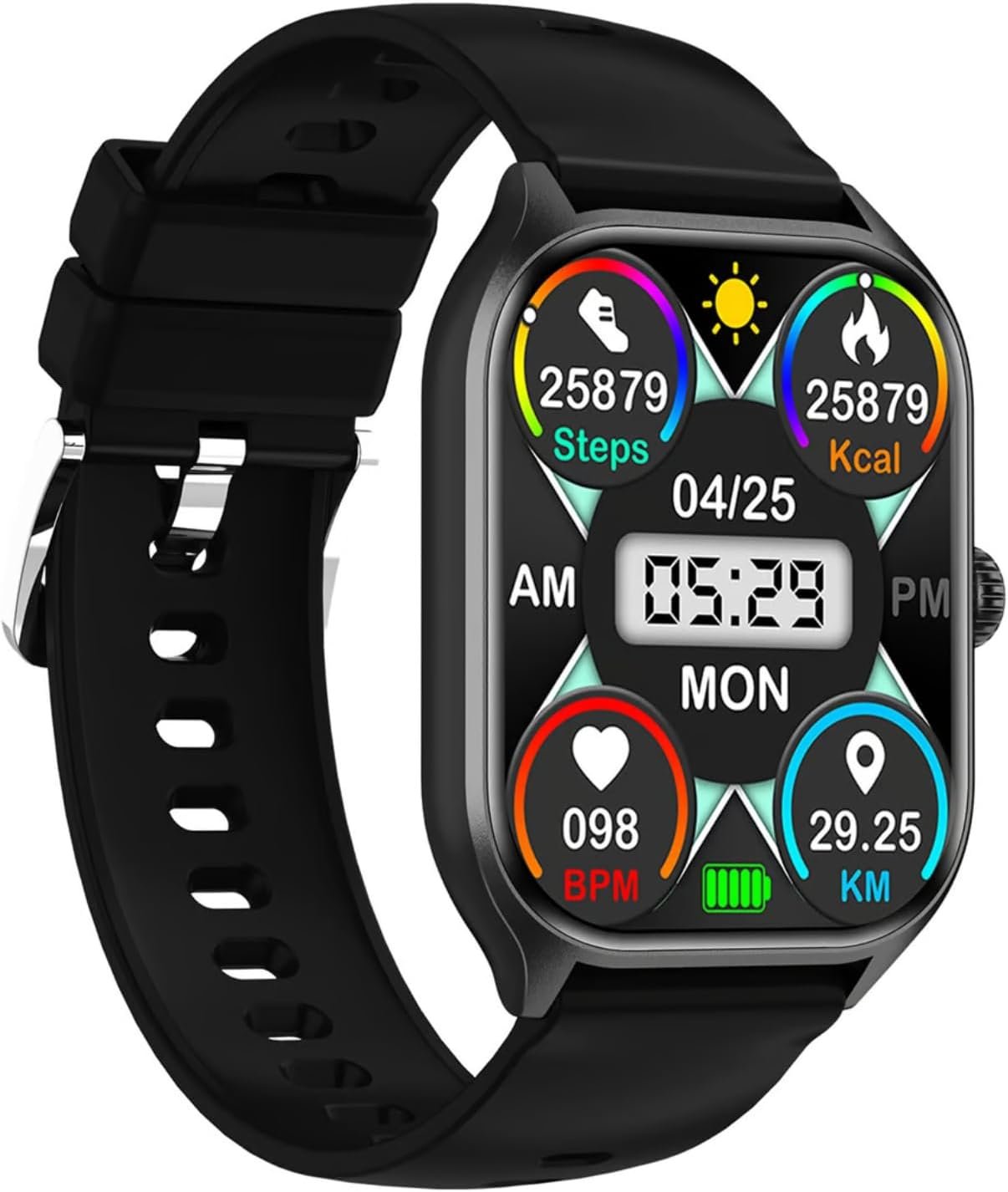 XCELL APOLLO W3 SMARTWATCH XL-WCH-APOLLO-W3-SILF-BLISIS - Image 4