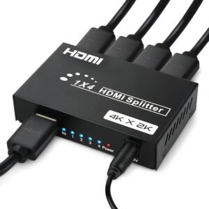 HDMI 1*4 4K SPLITTER WITH POWER