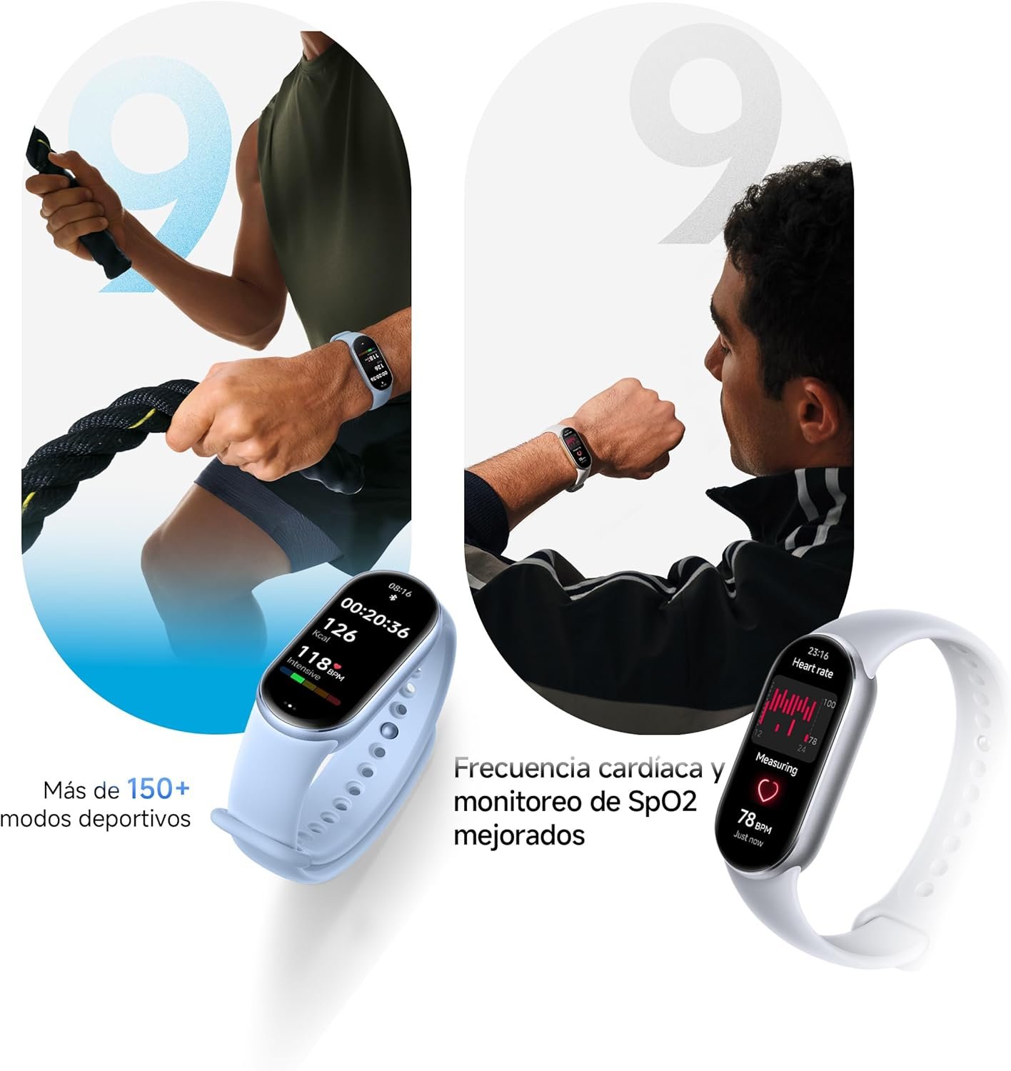 XIAOMI SMART BAND 9 ARCTIC BLUE - Image 4