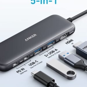 ANKER 332 USB C HUB 5 IN 1 A8355H11