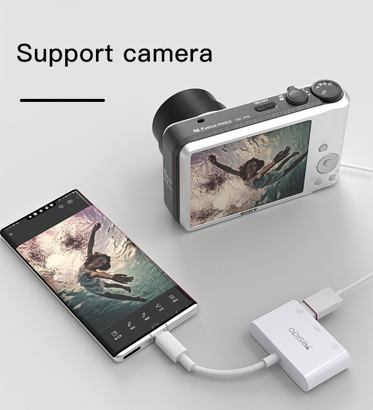YESIDO OTG ADAPTER TYPE C TO USB 3.0 & PD QUICK CHARGE GS17 - Image 7