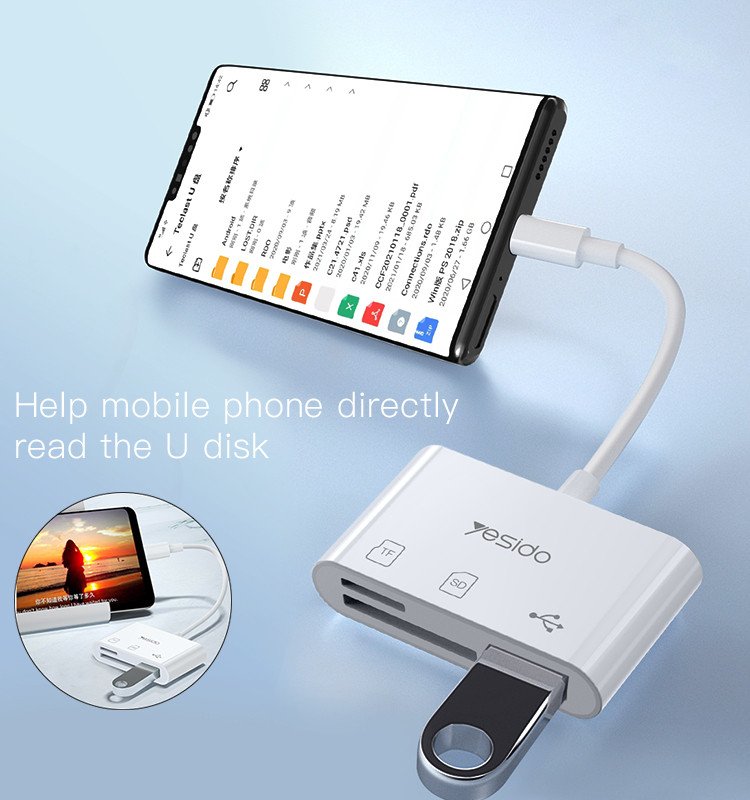 YESIDO OTG ADAPTER GS16 - Image 3