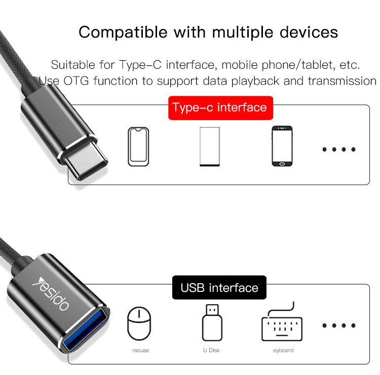 YESIDO TYPE C OTG GS01 - Image 2