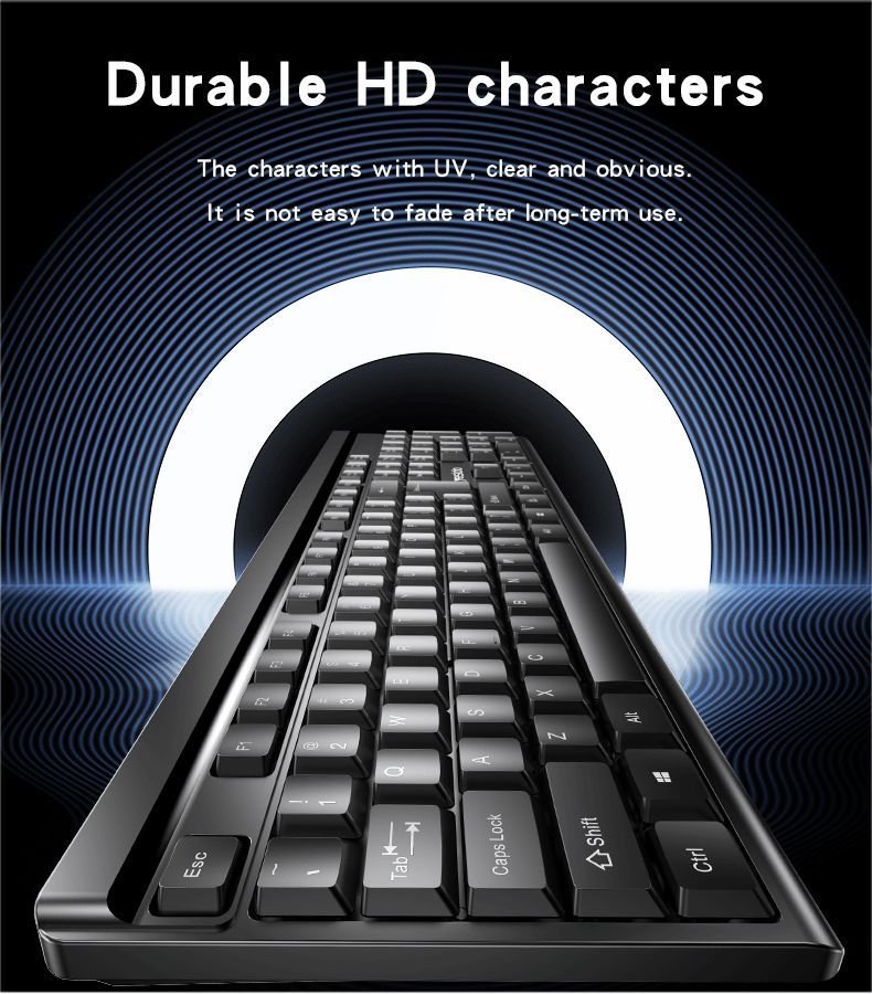 YESIDO WIRED COMBINATION KEYBOARD & MOUSE KB18 - Image 3