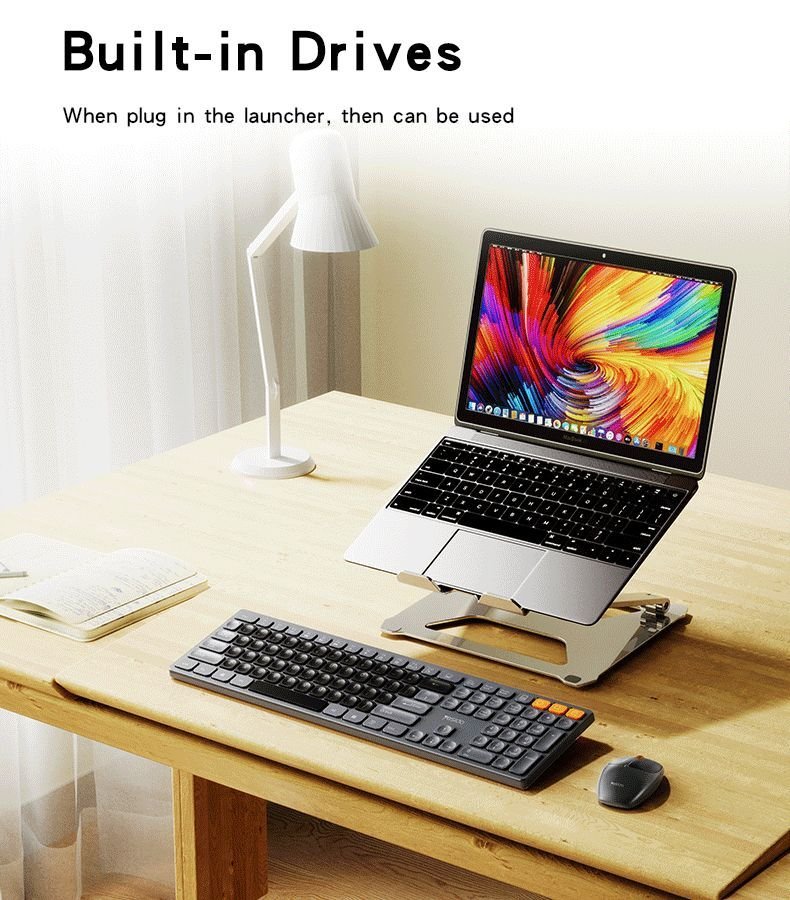 YESIDO WIRELESS COMBINATION KEYBOARD KB19 - Image 2