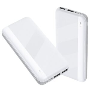 LAPWINGS 10000MAH POWERBANK DUAL PORT WHITE SPB315
