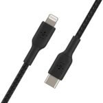 LAPWINGS 18W TYPE C POWER KIT NYLON BRAIDED 1M BLACK HCT 114