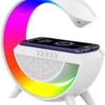 LED WIRELESS CHARGING SPEAKER BT2301 WHITE