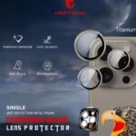 LIBERTY GUARD 16 PRO/PRO MAX TITANIUM LENS PROTECTOR LGCLGL16S-TT