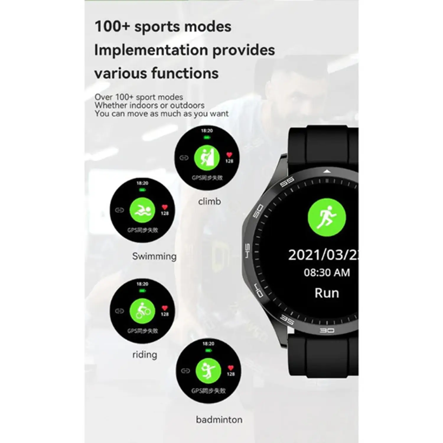 TELUX NEO SMART WATCH BLACK AM24 - Image 4