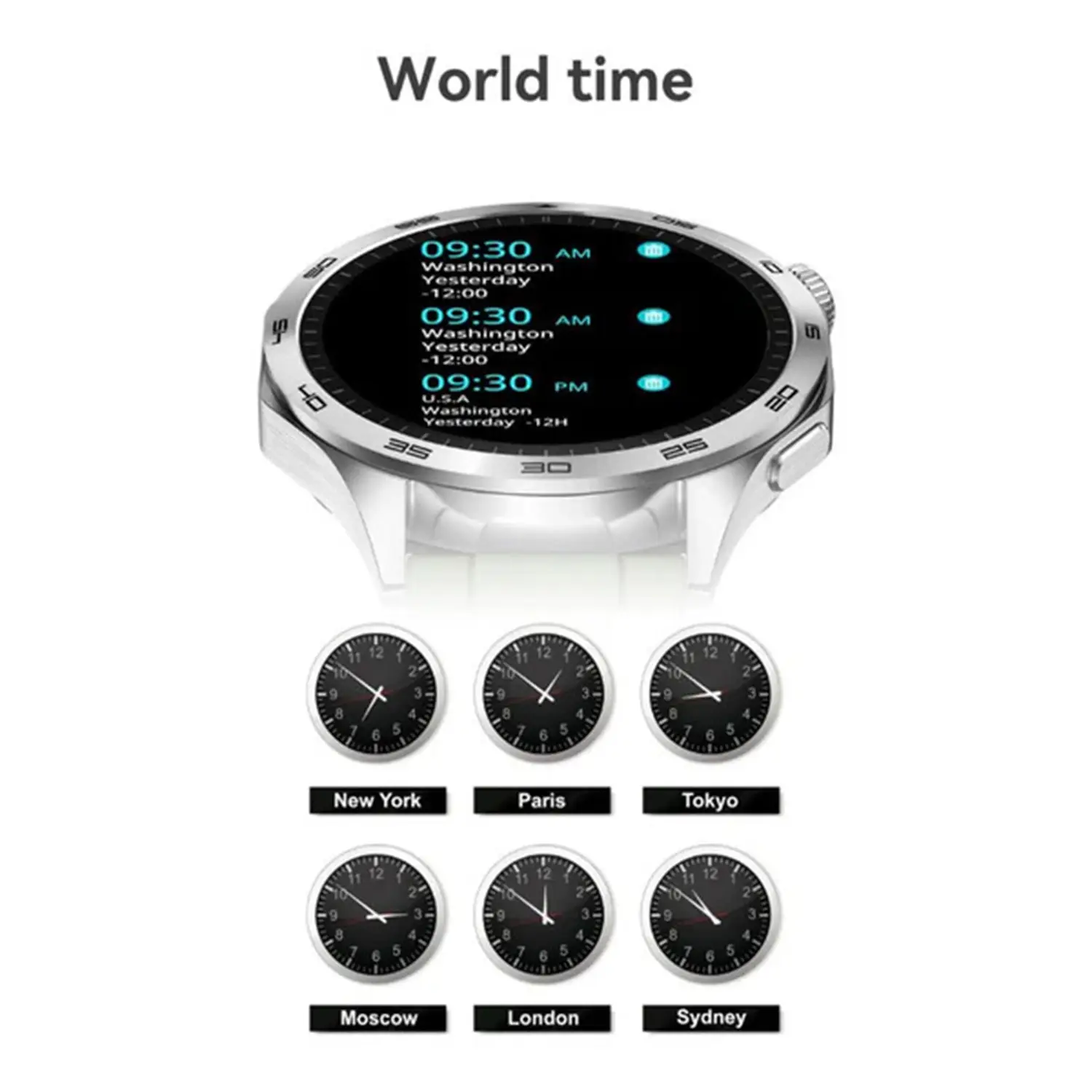 TELUX NEO SMART WATCH BLACK AM24 - Image 5
