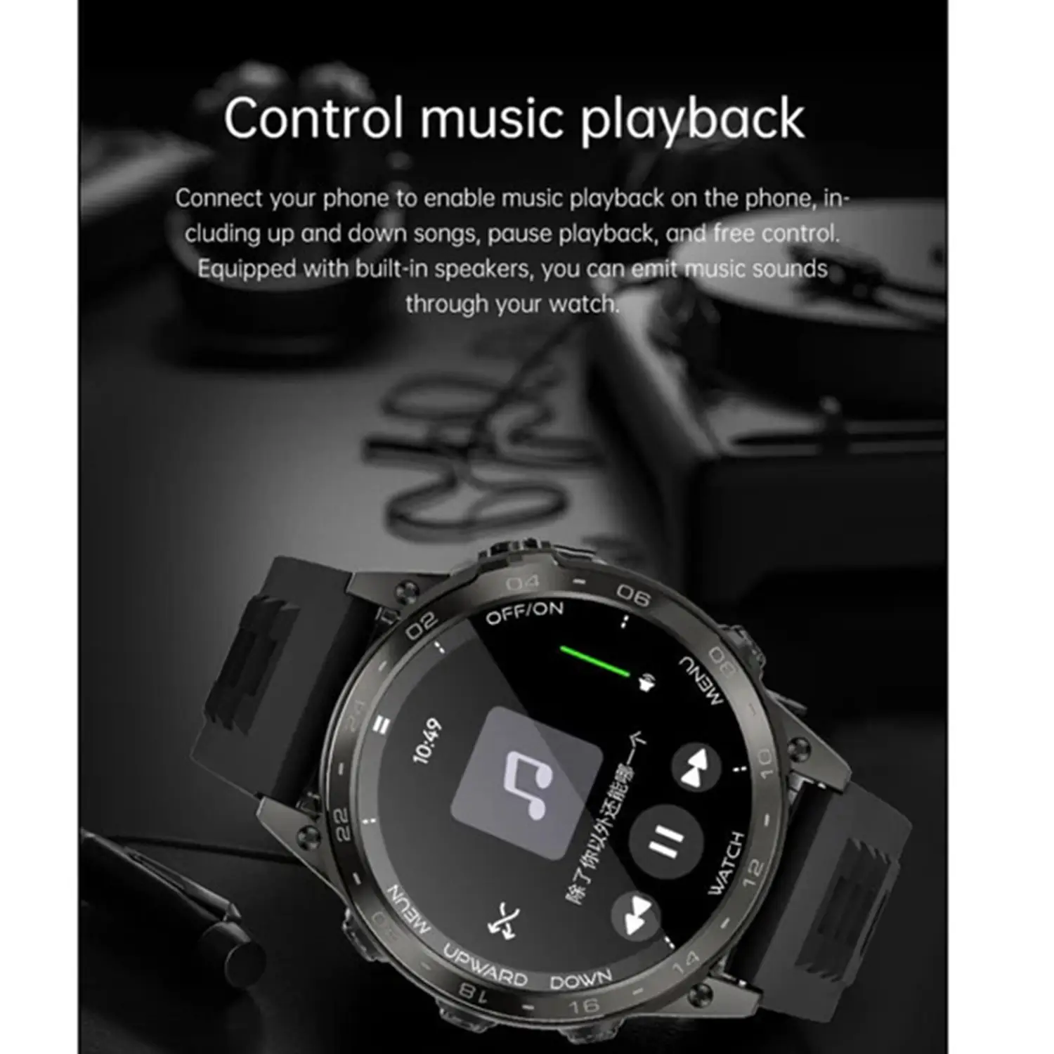 TELUX SPORTX SMART WATCH BLACK Y2680 - Image 8